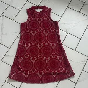 American Rag Red Lace Halter Cocktail Dress, Wedding/Event Dress, EUC - M